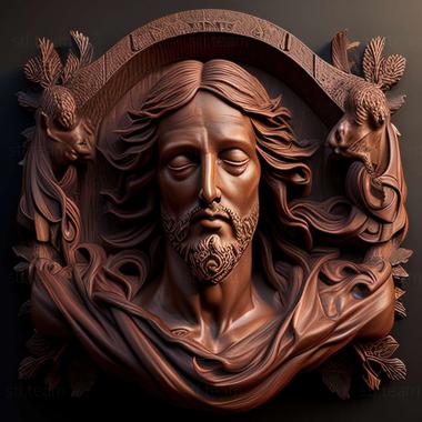 3D model jesus (STL)